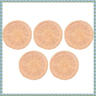 (YPSC) 25 Pcs Bamboo Paper Plate Holder - 10 Inch Round Woven Plate Holder, Reusable Paper Plate Hol