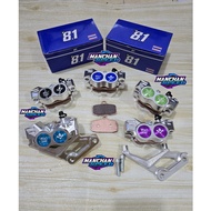 THAILAND PRODUCT!! 8.1 formula 81 NINJA R SS RR SATRIA FU disc caliper 8.1 + front disc bracket disc