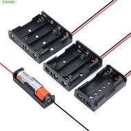 ECHOX Battery Box Side By Side DIY  Cases for AAA Battery ABS 1X 2X 3X 4X Battery Holder