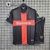 Áo Đá Bóng Nam Nữ Bayern 04 Đen - Áo Thể Thao Mềm Mại Mát Lạnh Thoáng Khí