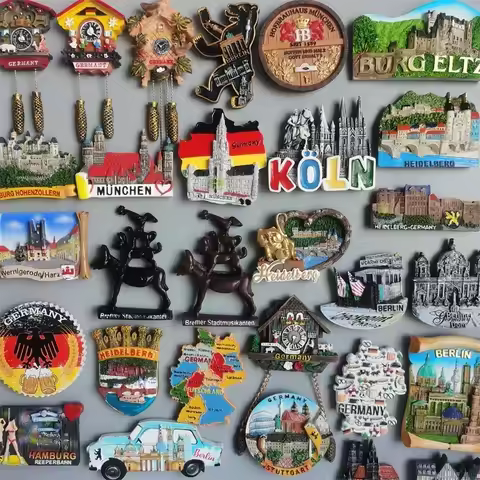 Germany Tourist Souvenir Berlin Munich Hamburg Stuttgart Kölner Bayern Bremen Schwarzwald Hohenzolle