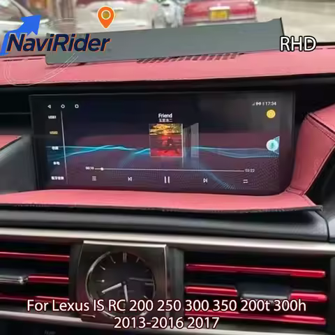 10.25“ RHD Android Screen For Lexus IS RC 200 250 300 350 200t 300h 2013-2016 2017 Stereo 4G WiFi Ca