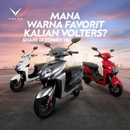 HARGA SUBSIDI Motor Listrik Volta 401 Ban Tubeless Baterai Bisa Lepas