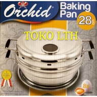 BAKING PAN 28CM ORCHID BAKING PAN CAKE BAKING PAN 28 CM BAKING PAN 8 EGGS