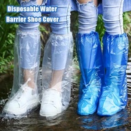 2Pcs Waterproof Rain Rainproof Foot Overshoes Disposable Raincoat Plastic Shoe Cover Protective Rubber Wear