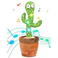 1pc Dancing Cactus Toy, Talking Cactus Toy Repeats What You Say, Dancing Cactus Mimicry Toy With LED
