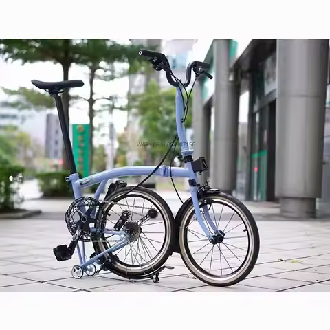 MINT 16-inch 6-speed TRI-FOLDING Bike BOB Six Steel Frame Foldable Light Weight Folding Bicycle Fold
