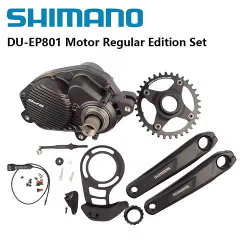 Shimano EP8 DU-EP801 Motor Regular Edition Set With EM600 170mm Crankarm E80 34T Chainring SM-CDE80 