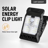 169COB Portable LED Solar Clip Lamp Intelligent Sensing Solar Lamp Outdoor Clip | Lampu Emergency La