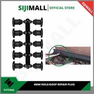 10pcs hole / goof repair 4mm plug for polipaip LDPE fertigasi irrigation watering system