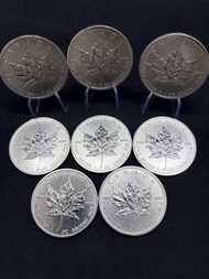 加拿大楓葉銀幣 1盎司 純銀 共17個