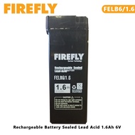 ♩FIREFLY FELB6/1.6 Rechargeable Lead Acid Battery 1.6Ah 6V✶