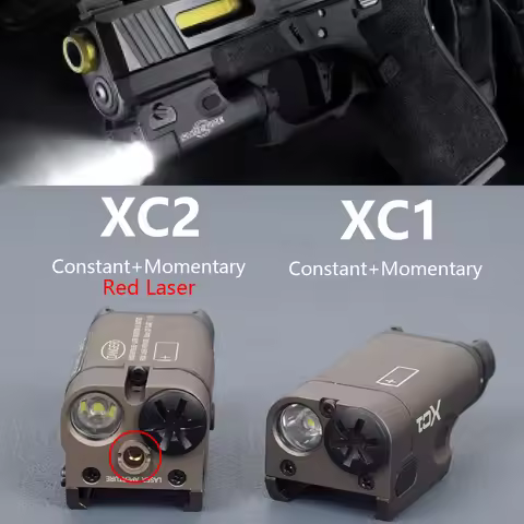 Metal Tactical SF XC1 Pistol Scout Light Airsoft Surefir XC1 Gun Lamp Flashlight For G LOCK 17 19 18