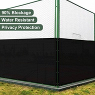 Heavy Duty Privacy Screen Fence in Color Solid BlackGarden Fence PrivacyCommercial Windscreen Nettin