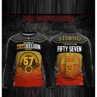 Tau Gamma Phi triskelion Frat brotherhood 57th Anniversary long Shirt Full Sublimation