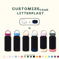 LITTERPLAST Coal Ront - 34oz 1L Water Bottle/