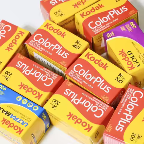 in Stock KODAK ColorPlus 200 36 Exposure35mm New Films 1/2/3/5/10 Rolls of Kodak Photo Paper Tried f