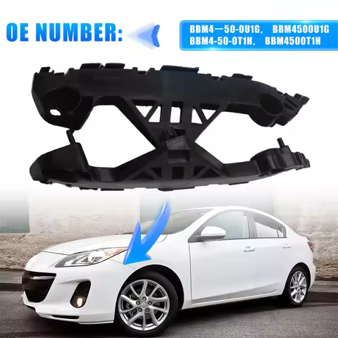 2x For Mazda 3 2012 2013 Front Bumper Bracket Retainer LH & RH Pair Set BBM4500U1G BBM4-50-0T1H BBM4