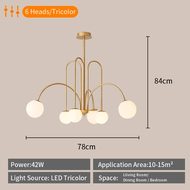 Lampu Gantung Ruang Tamu Minimalis Lampu Hias Ruang Tamu Mewah Lampu LED Plafon 3 Warna