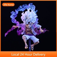 Shipping from Selangor 10cm Gear 5 Luffy Sun God Nika Action Figure 5th Q version mini Anime One Pie