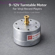 FALLFORBEAUTY Turntable Motor Replacement, Low Noise H/L Fine Speed Trim EG-530SD, 9-12V DC Removabl
