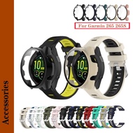 18 22mm Strap For Garmin Forerunner 265 265s Tempered Glass Screen Protector Case Silicone Watch Ban