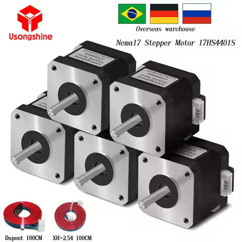 Usongshine Nema17 Stepper Motor 17HS4401S 42BYGH 1.5A 42N.cm 42 Motor With Line for 3D Printer CNC L
