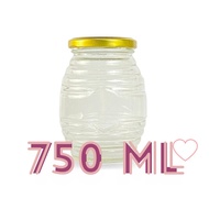 Be My Valentine Mini Glass Jar | Toples Kaca Tutup Stainless | Jar Bumbu | Jar Madu
