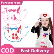 forstretrtomj 7Pcs Kids Play Doctor Game Early Educational Toys Pretend Doctors Kit Child Stethoscop