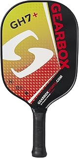 Gearbox GH7 Plus Pickleball Paddle (Red/Yellow)