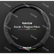 YY Mazda steering wheel cover Mazda 3 5 6 Axela Atenza CX5 CX-3 CX-7 CX8 CX-9 BL BM GJ Gh Demio fash