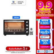 Worldtech เตาอบไฟฟ้า 48L รุ่น WT-OV48L_BLK ขนาด 48 ลิตร Oven เตาอบ เตาอบลมร้อน เตาอบตั้งโต๊ะ ไมโครเว