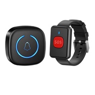 yunhaoSK-Wireless Watch Button Pager Emergency SOS Paramedic Pager Emergency Call Button for Patient