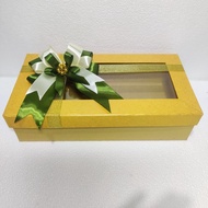 kotak kado hadiah box hampers | gift box | seserahan kue | toples kue - emas mika