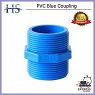 PVC Blue Water Fittings 2 Head Male Adaptor 1/2" 3/4'' 1''