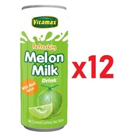 VITAMAX MELON Flavoured Milk x 12 Cans / Susu Perisa Melon x 12 Tin