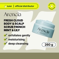 Arencia Fresh Cloud Body & Scalp Scrub French Mint & Lily 260g