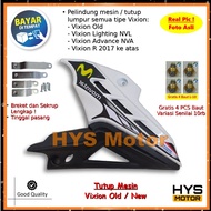 HYS Tutup Mesin Vixion New & Old - Cover Engine Variasi Transformer Motor Vixion NVL 2013 2014 NVA 2