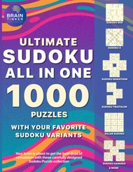 Sudoku Puzzle Book for Adults, Young Adults and Teens: 1000 Sudoku Puzzles Easy to Hard including St