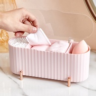 Cotton Swab Organizer Holder Cotton Pad Storage Box Transparent Remover Paper Makeup Desktop Tool Jewelry Case Container