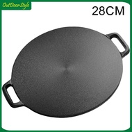 【Arrive 1-3 Days】Pancake Pan Pancake Maker Round Pancake Frying Pan with Handle Cast Iron Skillet Pa