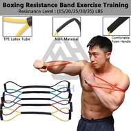 3H Tali Rintangan Muay Thai - Latihan Kuasa/ Fitness Boxing Resistance Band Power Exercise Training