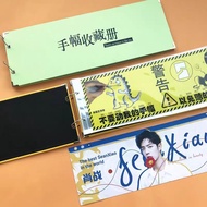 Hardcover Idol Handbanner Storage Album Idol star fan collection binder, support banner and flag col