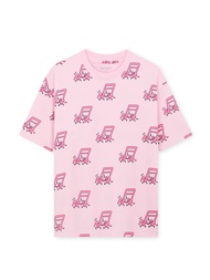 AIIZ (เอ ทู แซด) - เสื้อยืดทรงโอเวอร์ไซส์ พิมพ์ลายกราฟิก Oversized Graphic Print T-Shirt
