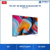 TCL 55" 4K UHD Android TV 55P725 | MEMC | Dolby Vision / Atmos | Hands-Free Voice Control 2.0 | Android TV with 2 Years Warranty
