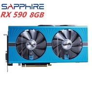 ♜Graphics Cards GPU Radeon RX580 RX590 GME 8GB SAPPHIRE RX 590 580 Nitro AMD Video Card for MinuMvJ
