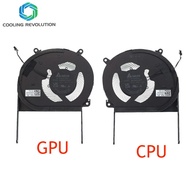Laptop CPU GPU Cooling Fan ND8CC07 DC12V 4-Pin For ASUS Zenbook Pro 16X OLED UX7602Z UX7602ZM 13NB0W