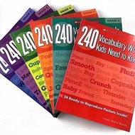 240 Vocabulary words book 6 volumes point reading edition of childrens English early education Enlig