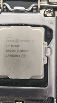 二手 Intel Core i7-8700K 處理器