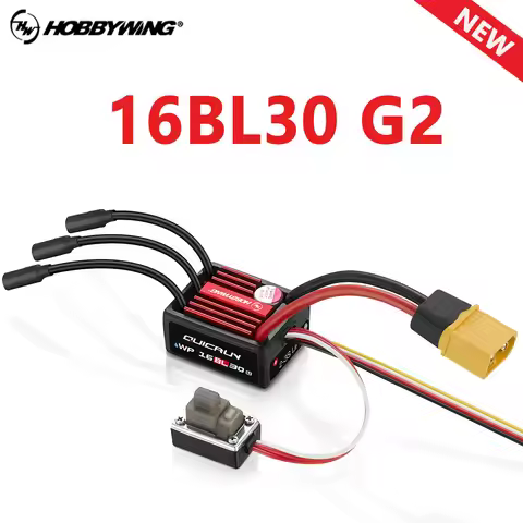 2025 New Original Hobbywing QuicRun WP 16BL30 G2 30A ESC Brushless Sensorless For 1/16 1/18 RC Car